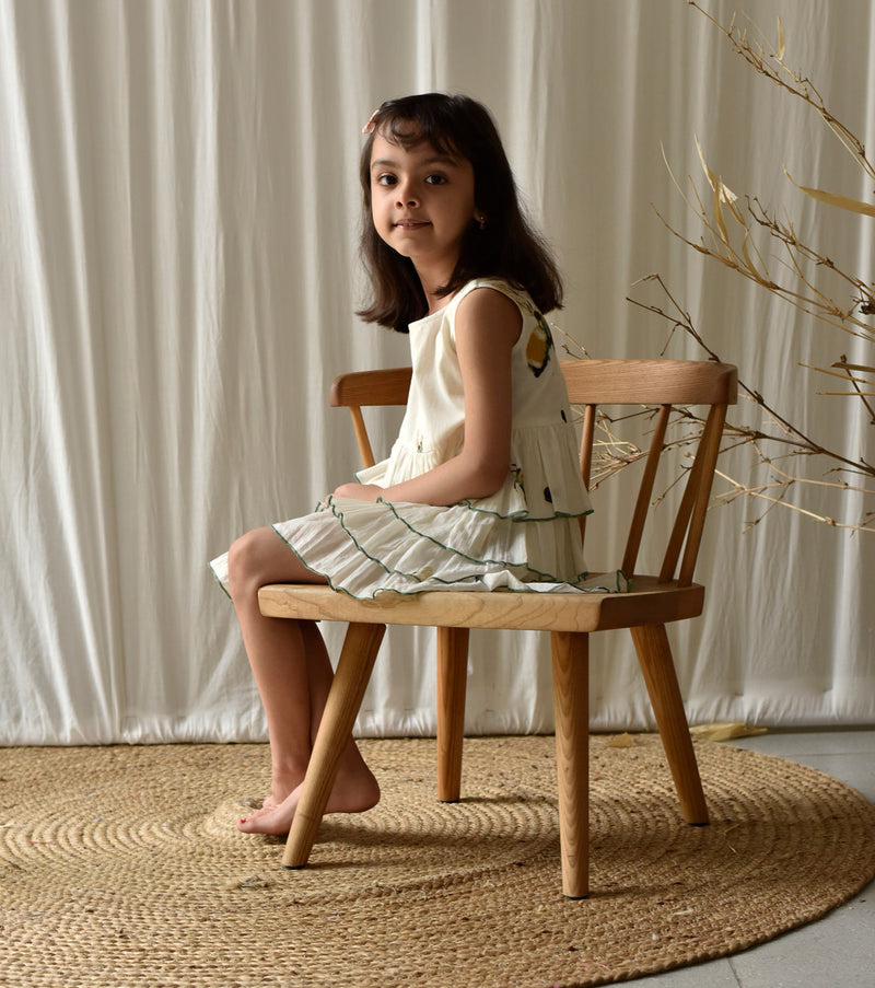 Busy Bee Frock Dress by Khara Kapas Kids for kids in Singapore