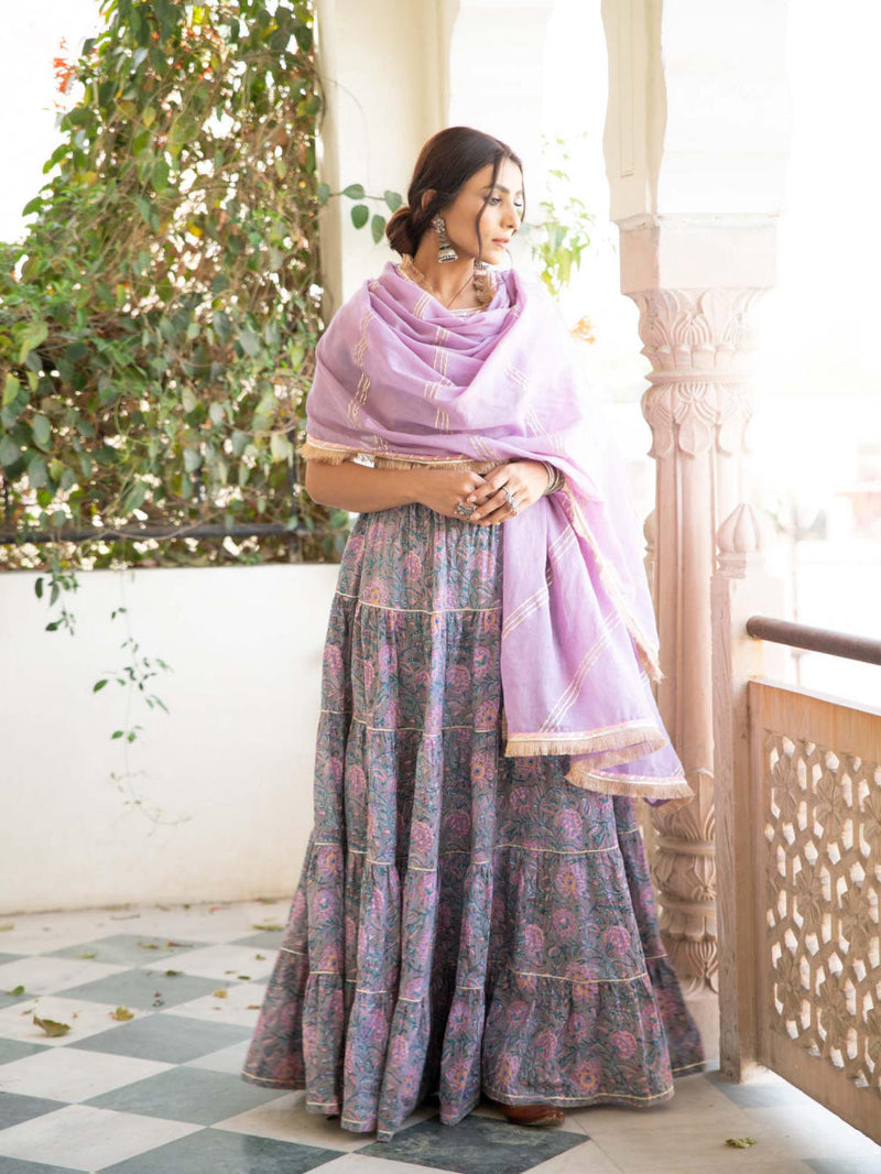 Chaand Inaya Skirt Set Chaand Inaya Skirt Set by Maison Shefali by Maison Shefali for women in Singapore