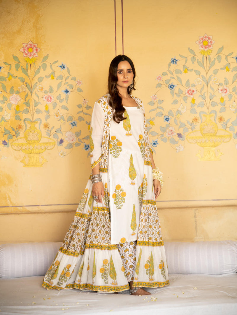 Chaand mughal baagh jacket set Chaand mughal baagh jacket set by Maison Shefali by Maison Shefali for women in Singapore