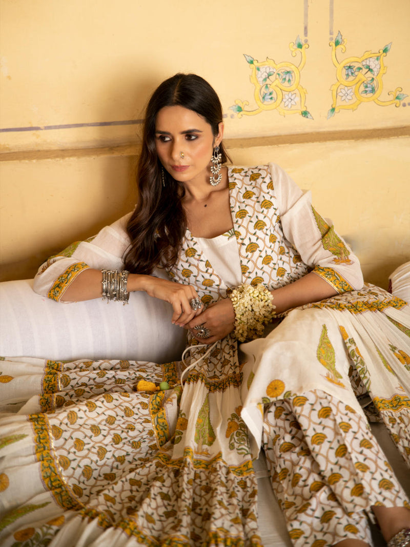 Chaand mughal baagh jacket set Chaand mughal baagh jacket set by Maison Shefali by Maison Shefali for women in Singapore