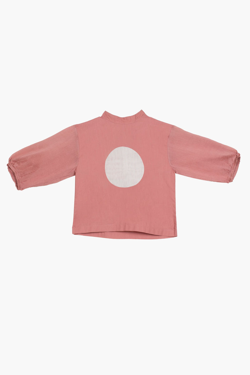 Circle Top Co-ord- Dusty Rose Co-ord Set by THREE Kids for kids in Singapore