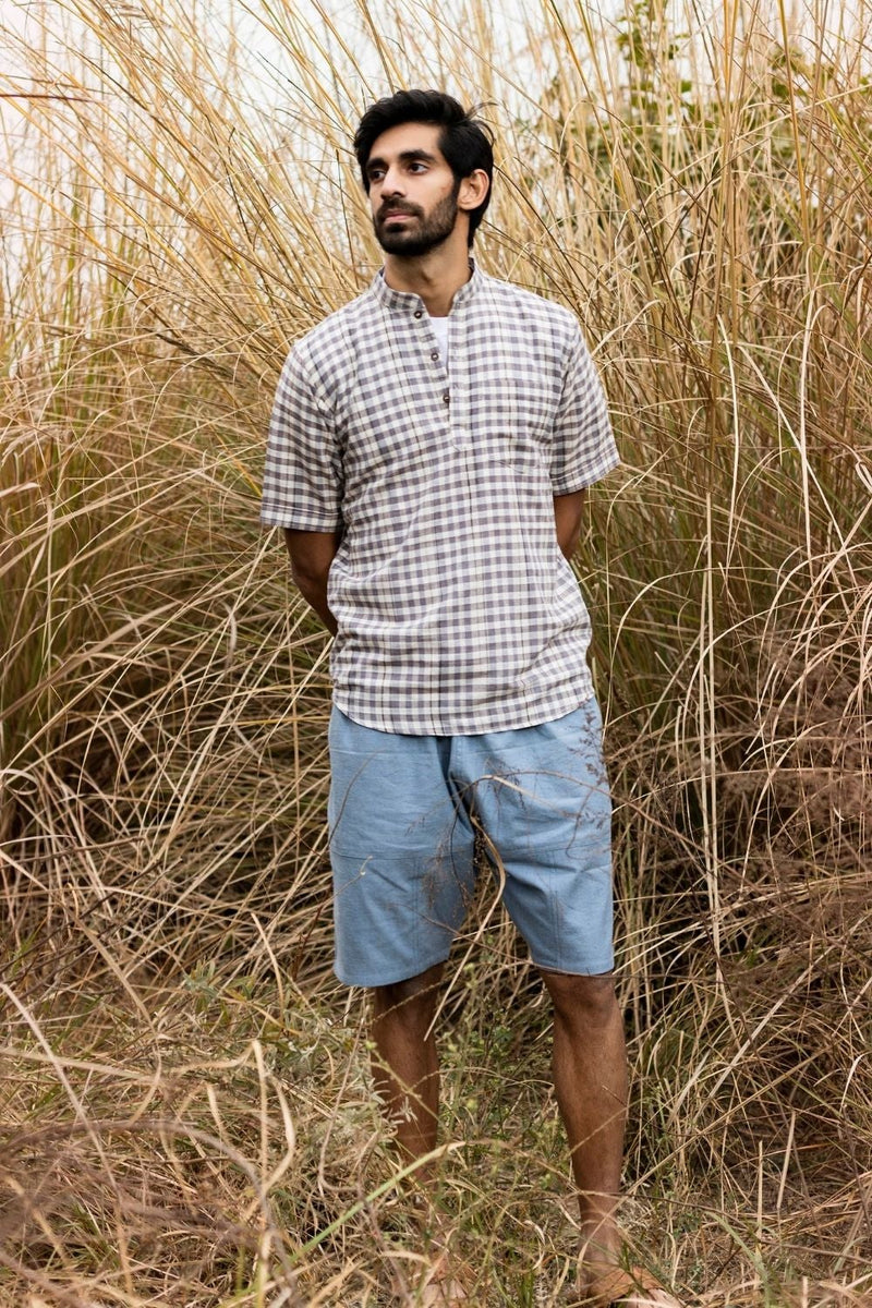 Clear Blue Skies Bottoms by Khara Kapas Men for men in Singapore