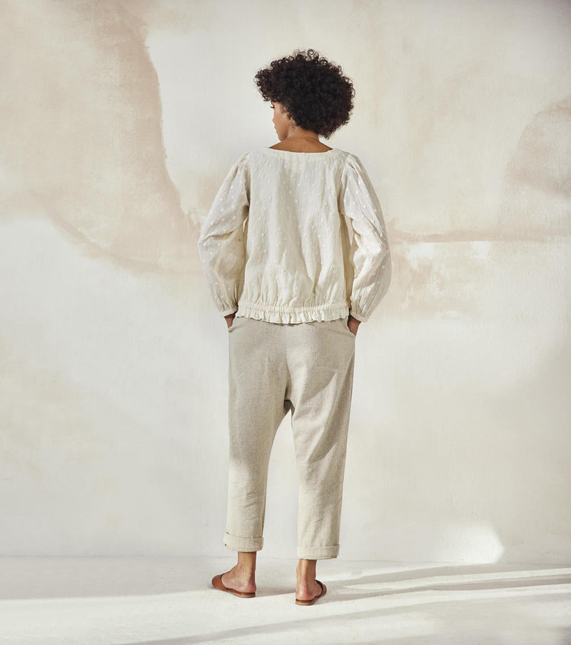 Cloud Candy Top Top & Tunics by Khara Kapas in white for women in Singapore