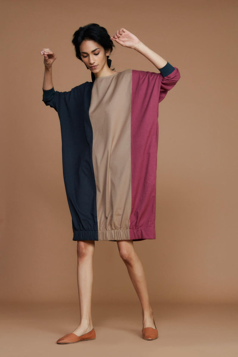 Color Block Shift Dress Dress by Mati for women in Singapore