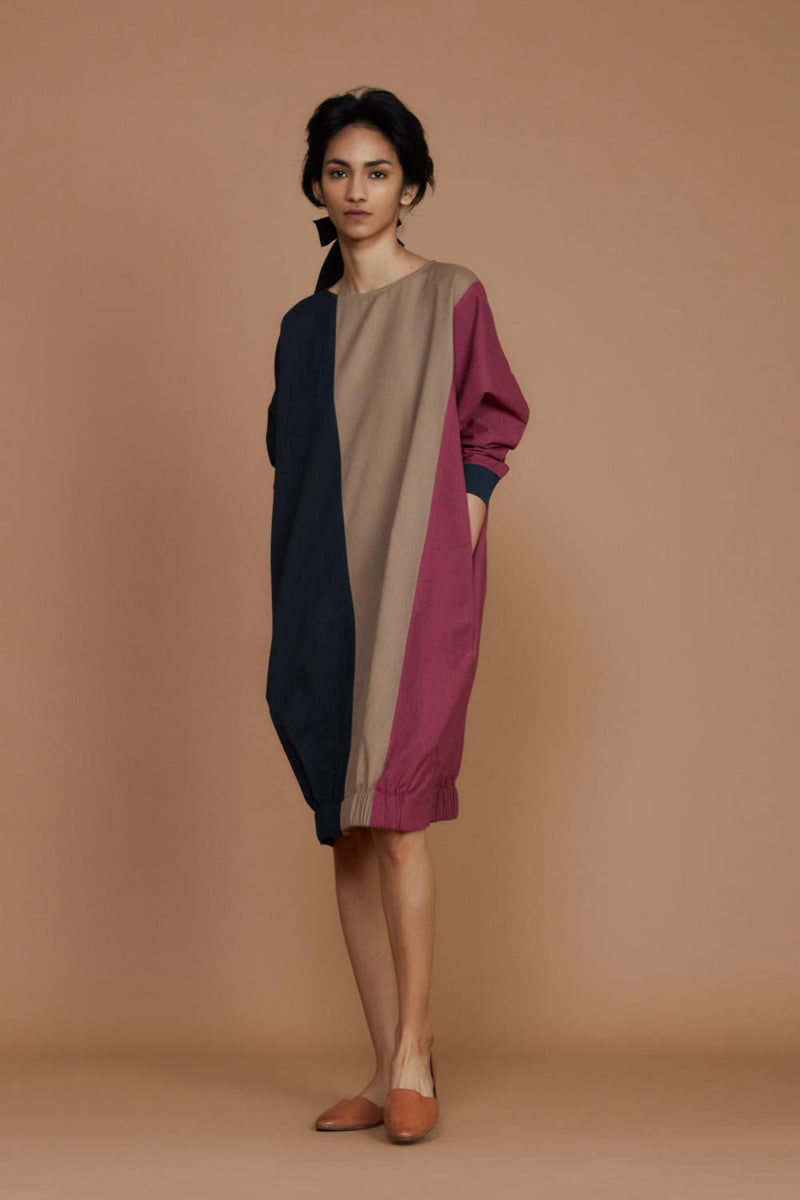 Color Block Shift Dress Dress by Mati for women in Singapore