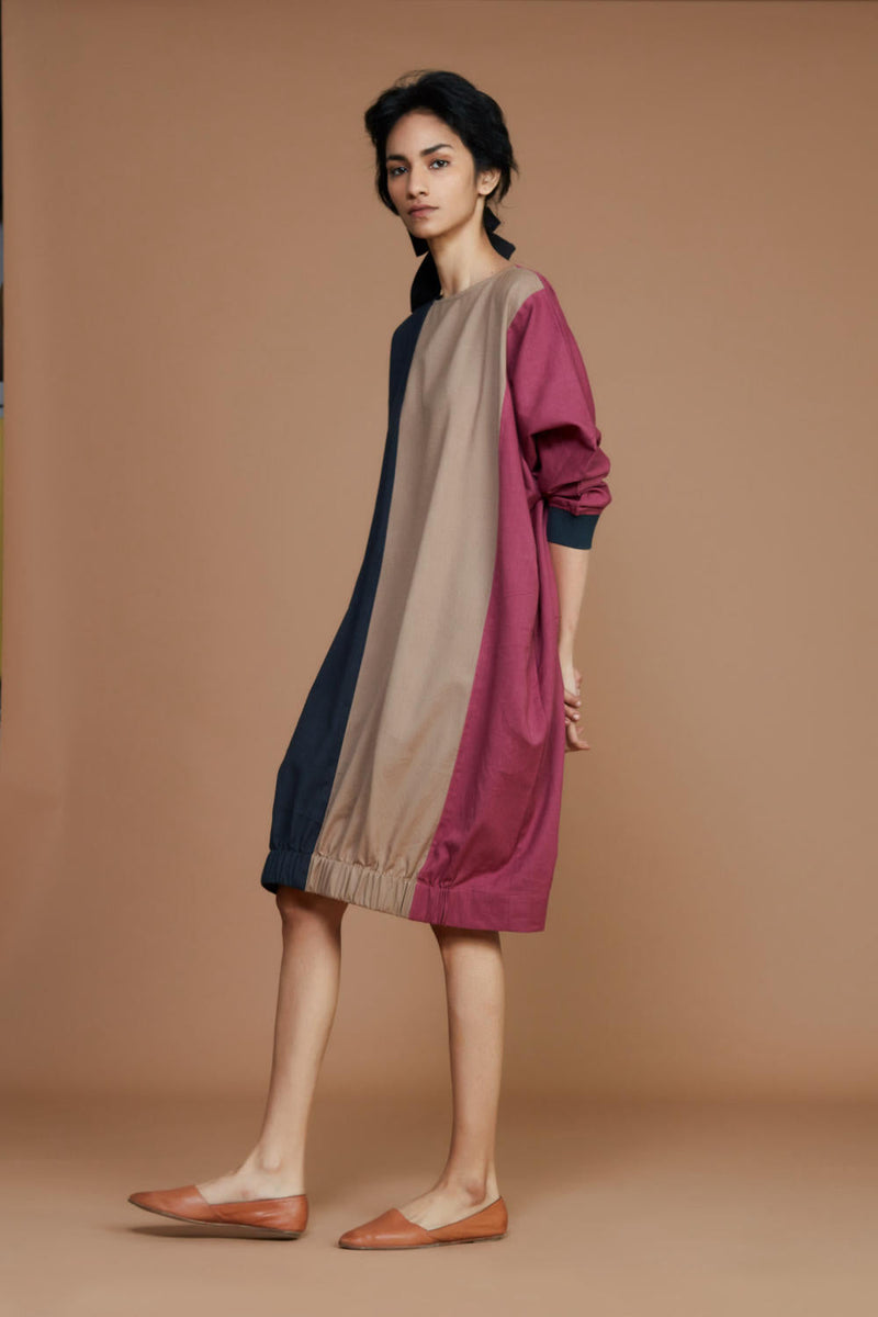 Color Block Shift Dress Dress by Mati for women in Singapore