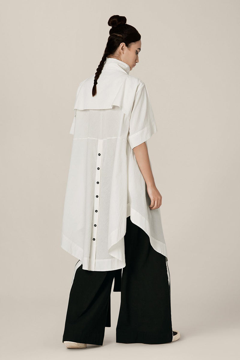 Courtney Shirt Top & Tunics by Chola in white color for women in Singapore