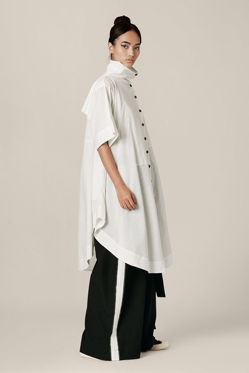 Courtney Shirt Top & Tunics by Chola in white color for women in Singapore