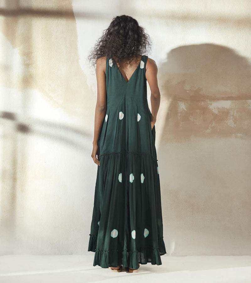 Dark Forest Dress by Khara Kapas for women in Singapore