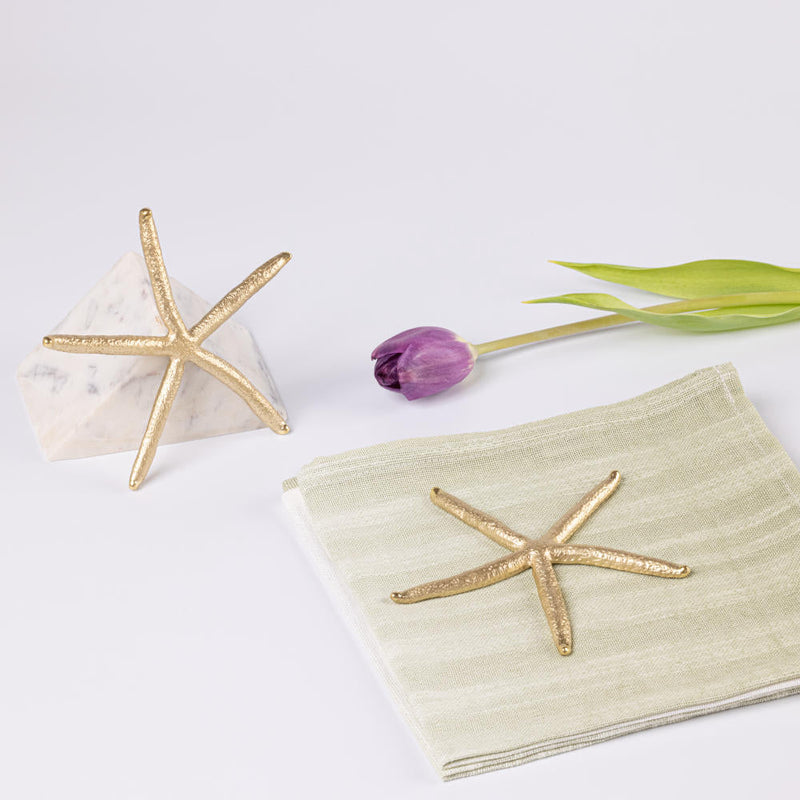 Decorative Brass Star Fish linen by Gado Living for in Singapore