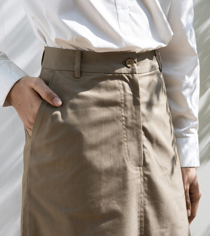 Desert Ironwood Long Skirt Skirts by Khara Kapas for women in Singapore