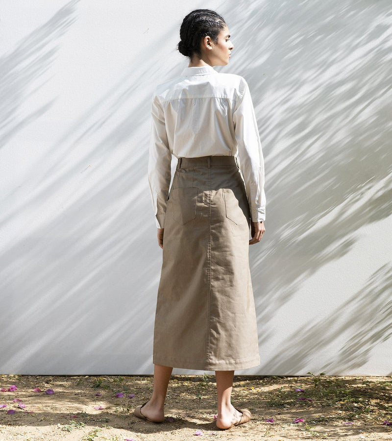 Desert Ironwood Long Skirt Skirts by Khara Kapas for women in Singapore