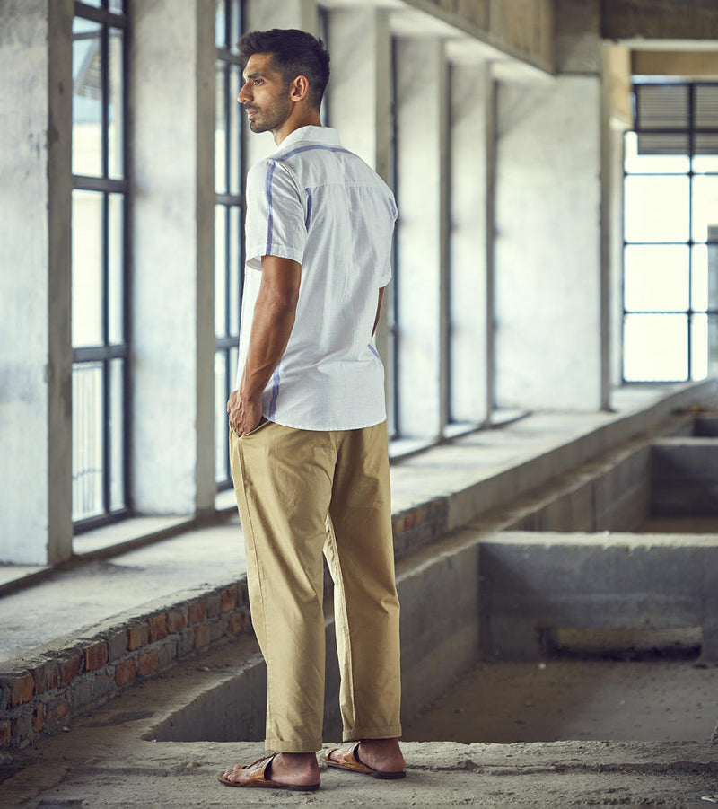 Dim night shirt by Khara Kapas Men for men in Singapore