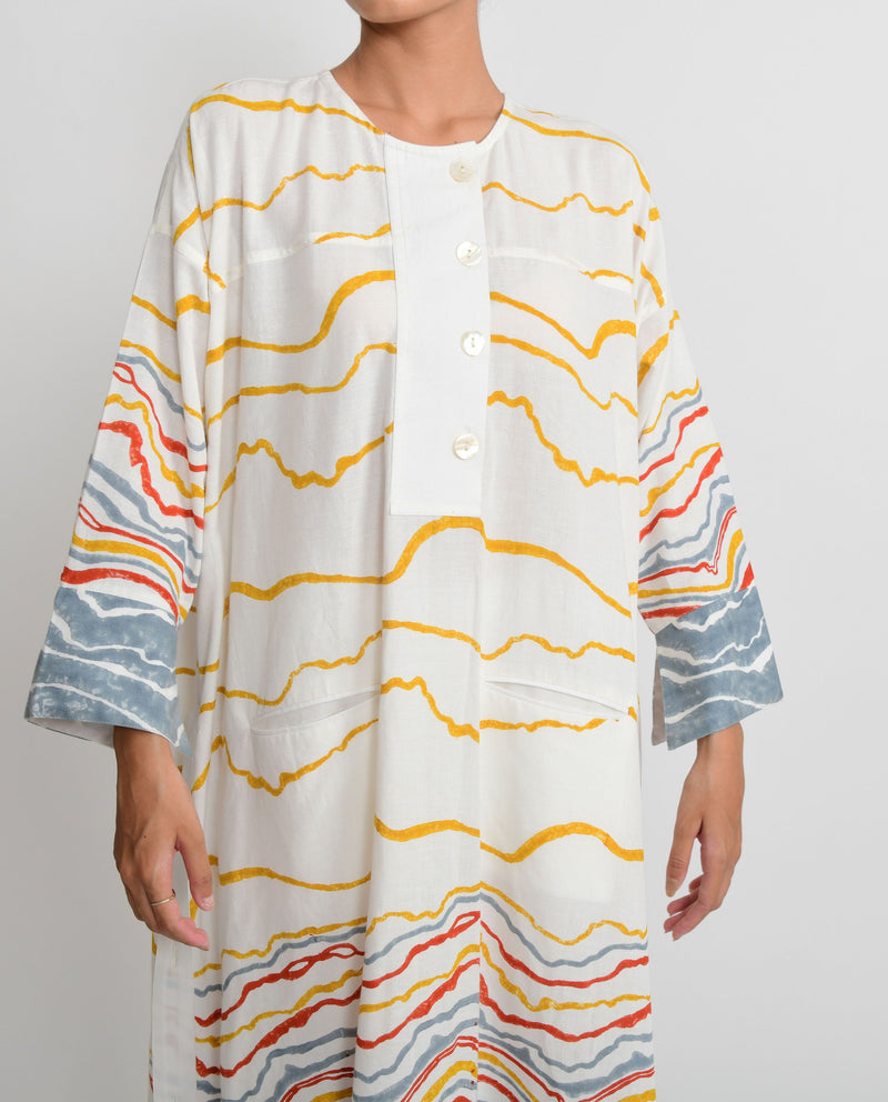 EARTH FOSSIL SIDE OPEN KURTA Fashion Rias