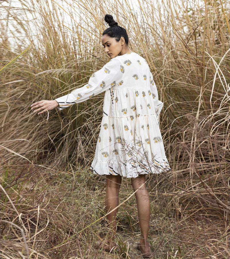 Field of Daisies Dress by Khara Kapas for women in Singapore