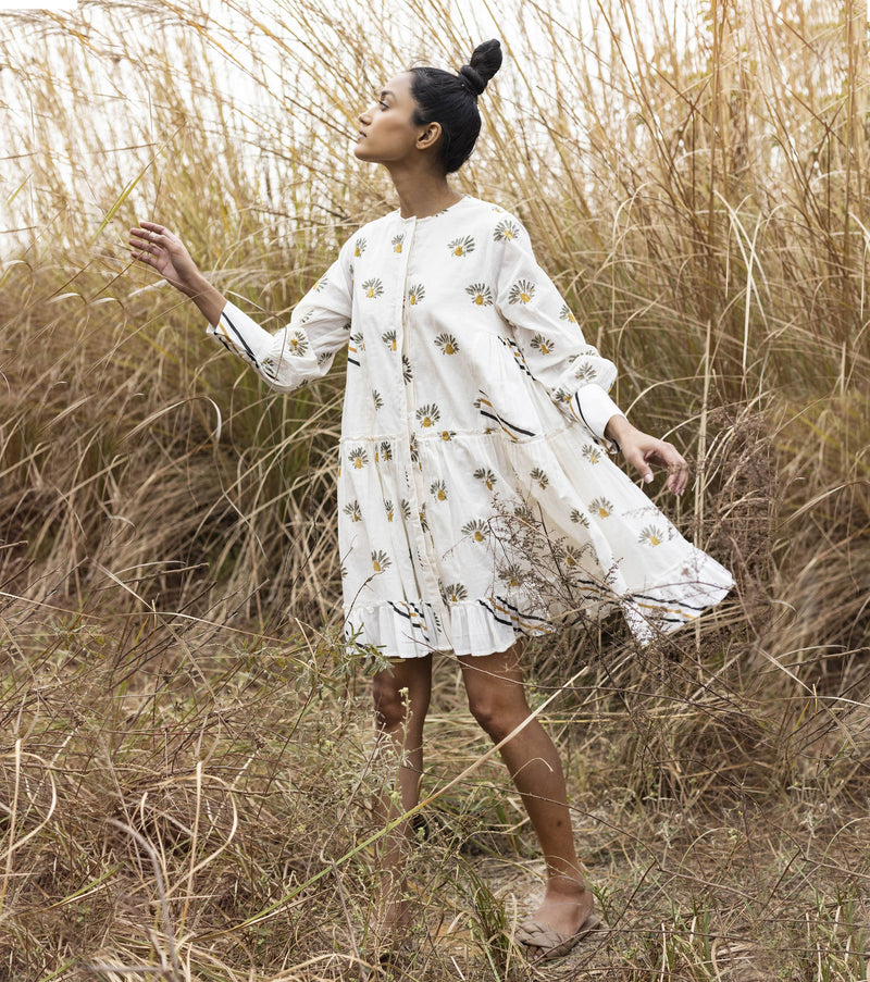 Field of Daisies Dress by Khara Kapas for women in Singapore
