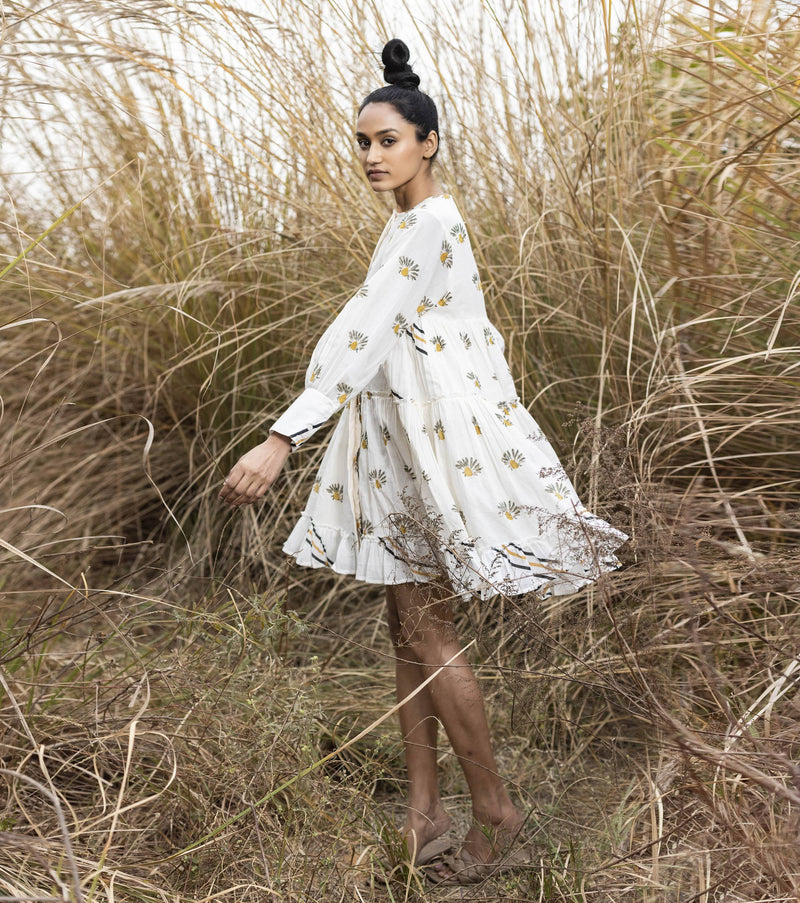 Field of Daisies Dress by Khara Kapas for women in Singapore