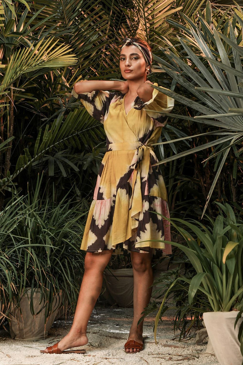 Flying Flower Dress by Khara Kapas for women in Singapore