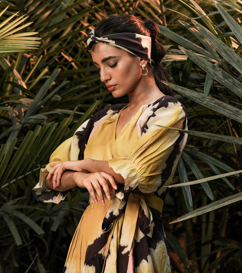 Flying Flower Dress by Khara Kapas for women in Singapore