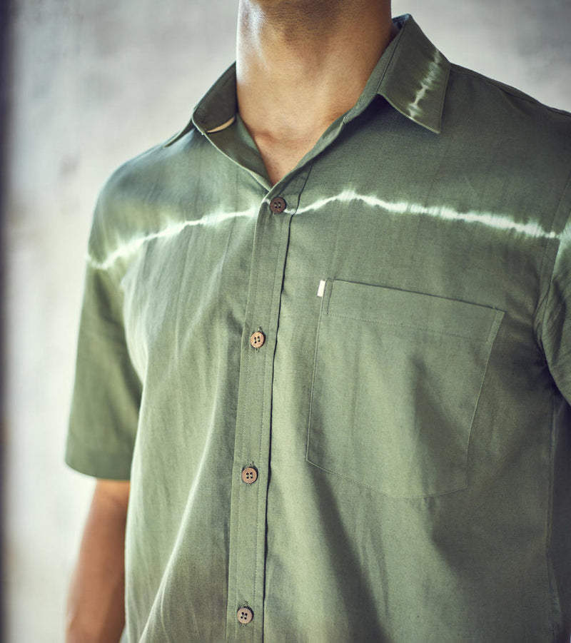 Forest ghost shirt by Khara Kapas Men for men in Singapore