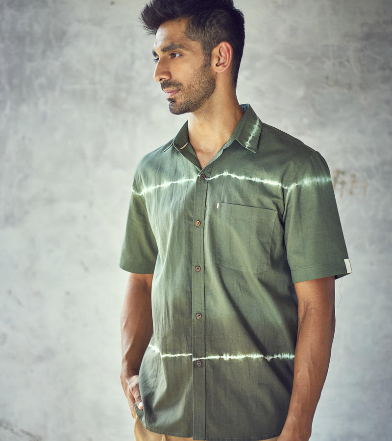 Forest ghost shirt by Khara Kapas Men for men in Singapore