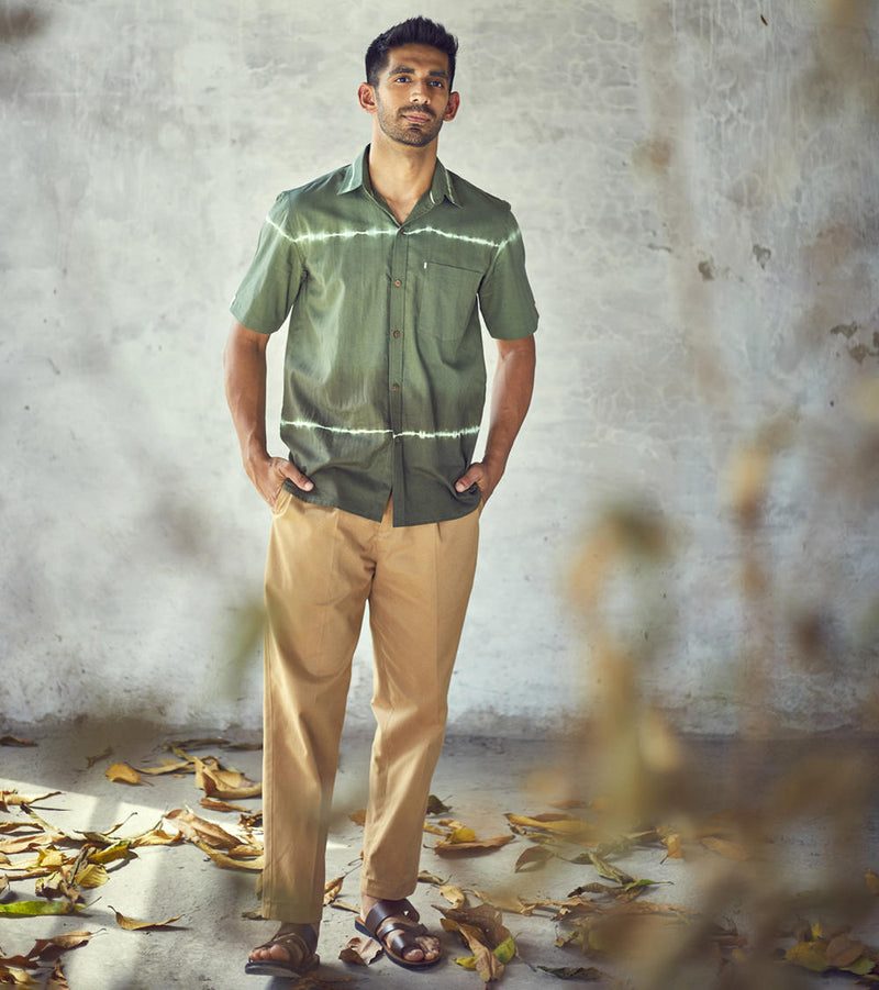 Forest ghost shirt by Khara Kapas Men for men in Singapore