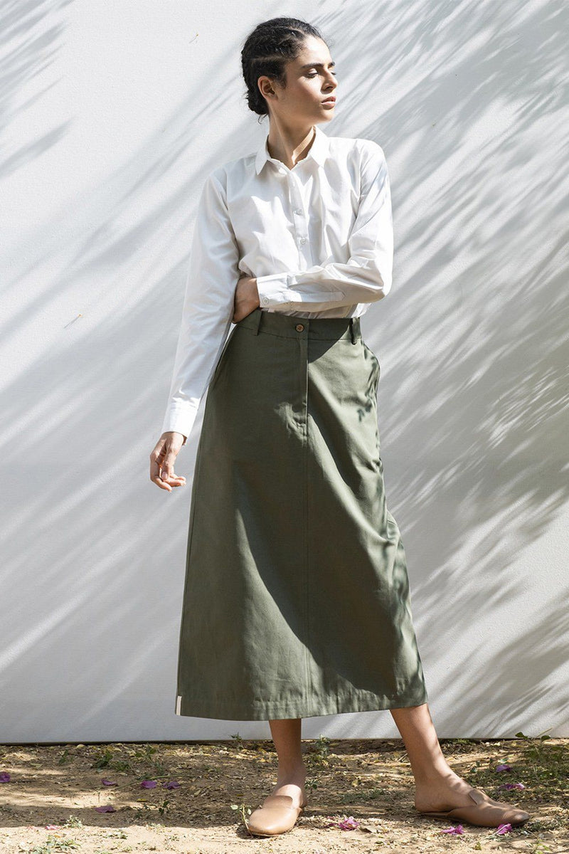Garden Grove Long Skirt Skirts by Khara Kapas for women in Singapore