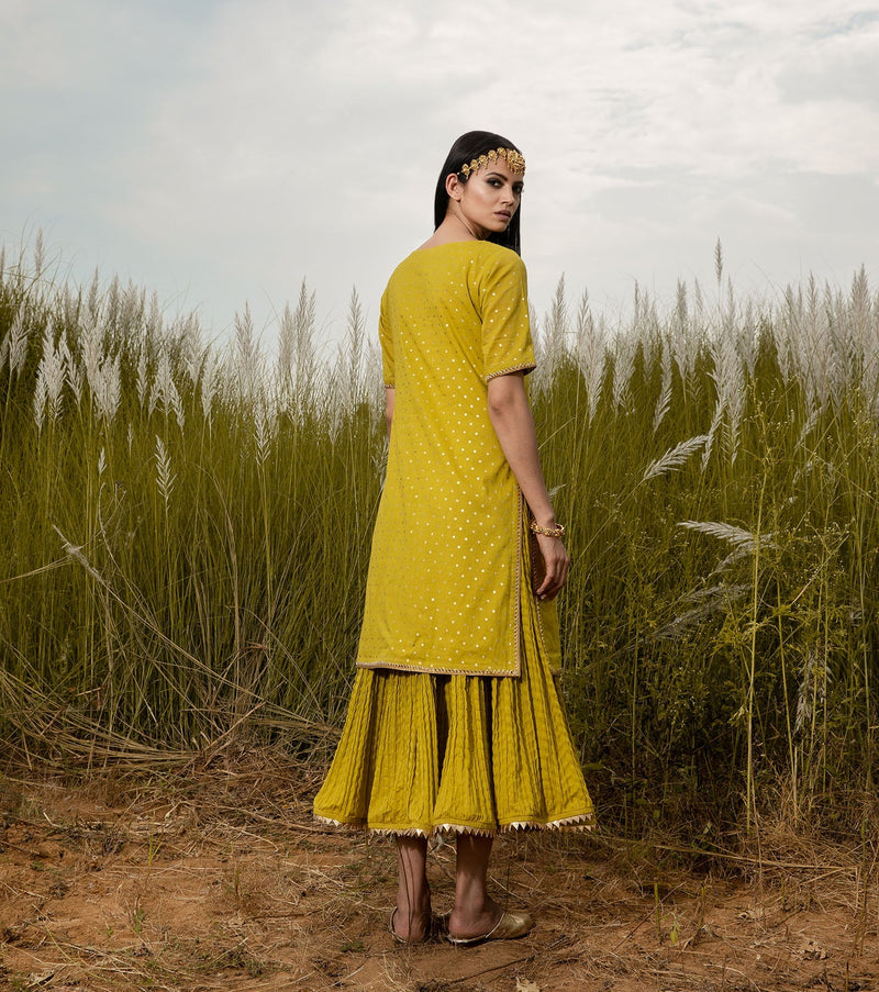 Gerua Chola Kurta Sets by Khara Kapas for women in Singapore