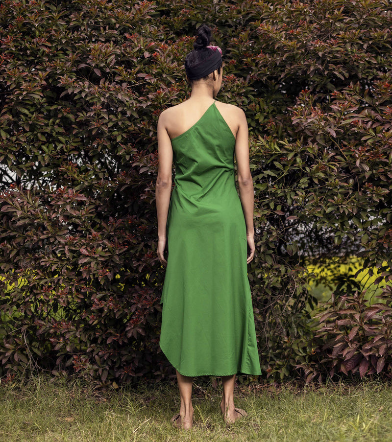 Green Pastures Dress by Khara Kapas for women in Singapore