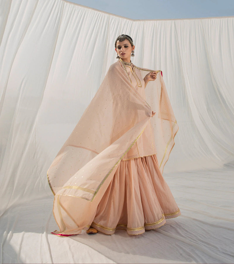 Gulaal Sharara Set Kurta Sets by Khara Kapas for women in Singapore