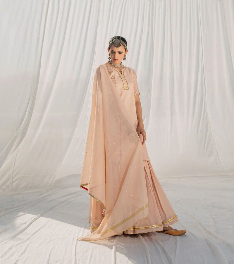 Gulaal Sharara Set Kurta Sets by Khara Kapas for women in Singapore