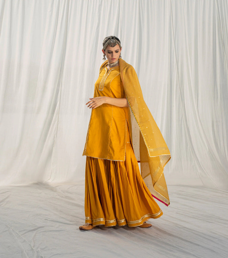 Gulbahar Sharara Set Kurta Sets by Khara Kapas for women in Singapore