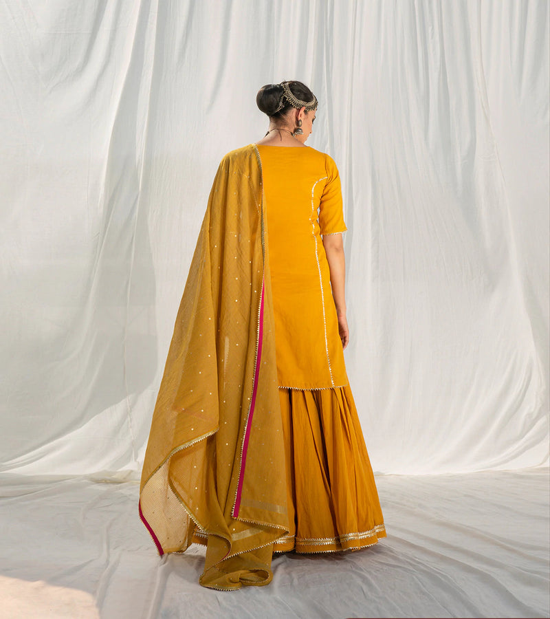 Gulbahar Sharara Set Kurta Sets by Khara Kapas for women in Singapore