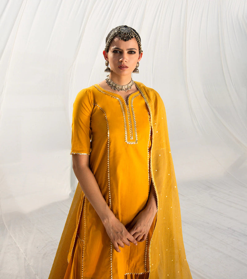 Gulbahar Sharara Set Kurta Sets by Khara Kapas for women in Singapore