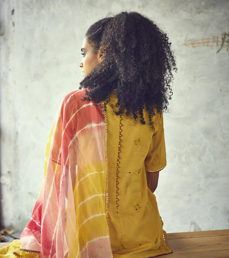 Halda Sharara Set Kurta Sets by Khara Kapas for women in Singapore