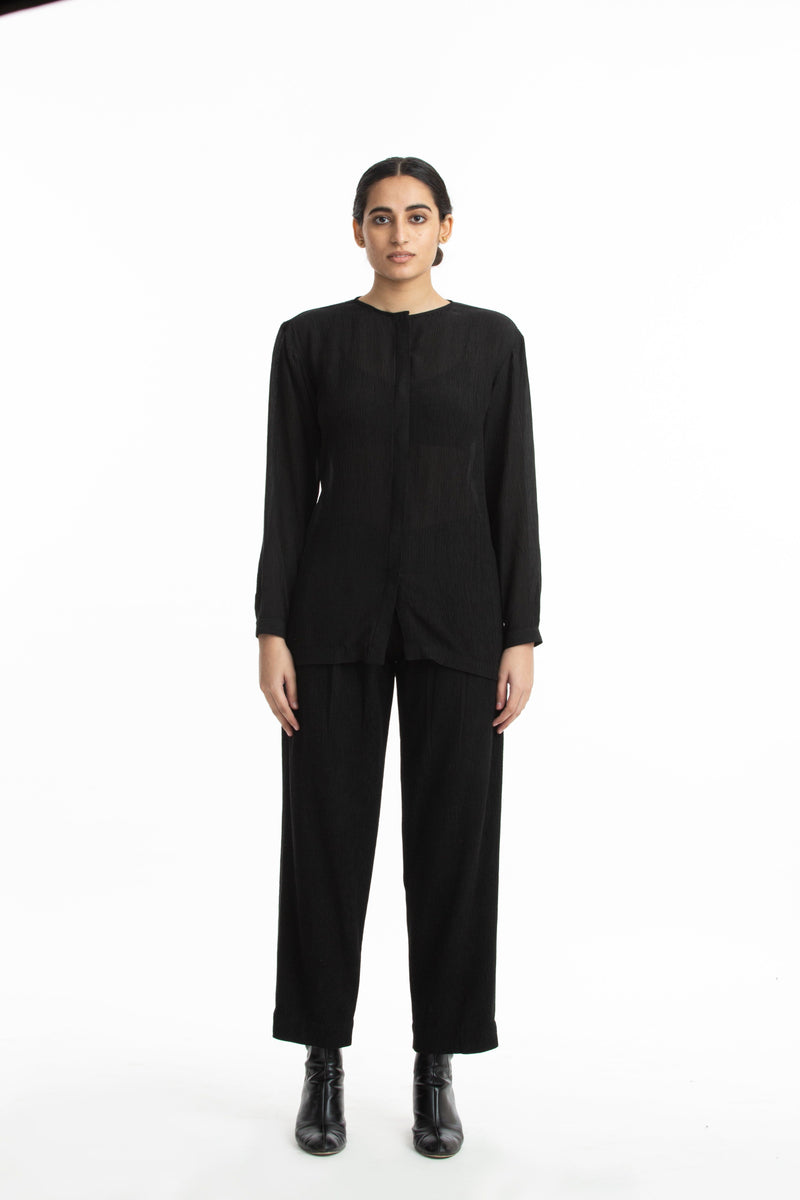 Handwoven Bamboo Shirt by Akaaro for women in Singapore
