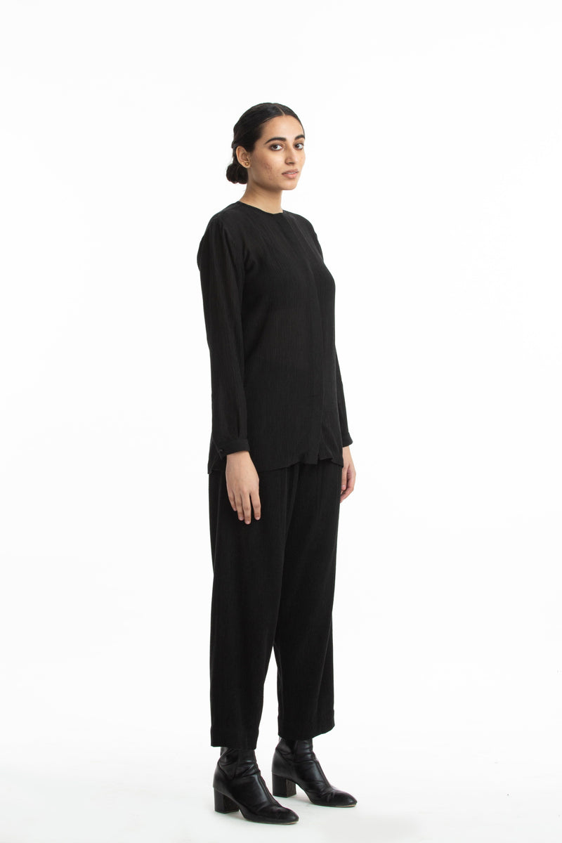 Handwoven Bamboo Shirt by Akaaro for women in Singapore