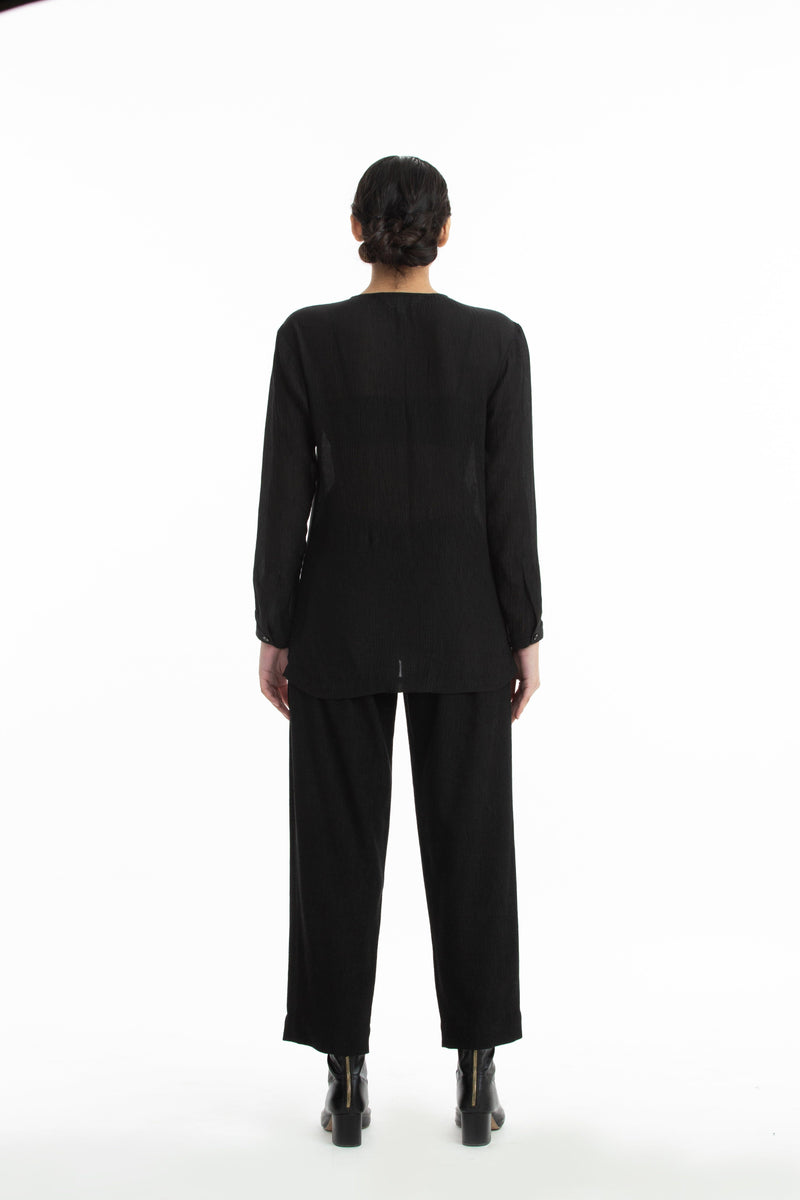 Handwoven Bamboo Shirt by Akaaro for women in Singapore