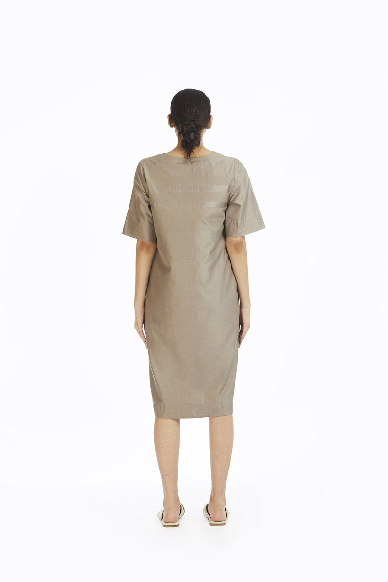 Handwoven Engineered Mudpie Shift Dress Jackets & Overlays by Akaaro for women in Singapore