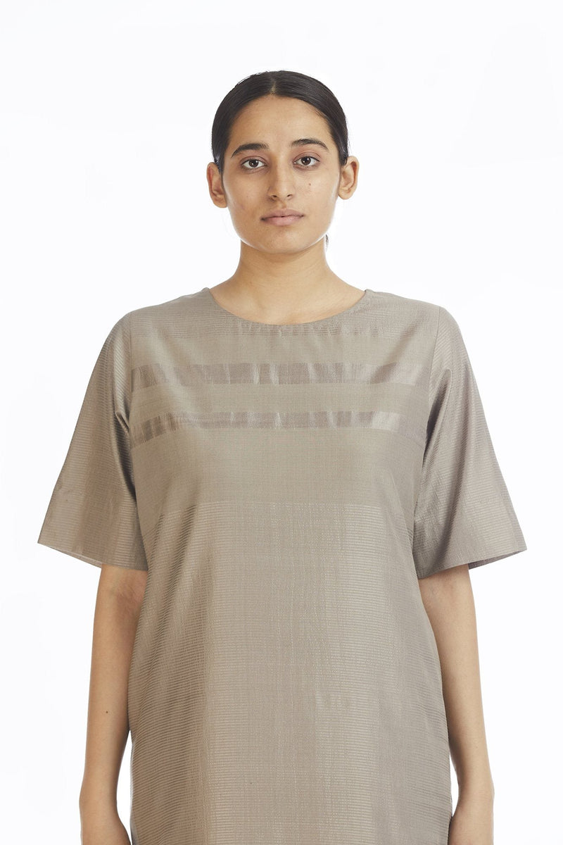 Handwoven Engineered Mudpie Shift Dress Jackets & Overlays by Akaaro for women in Singapore