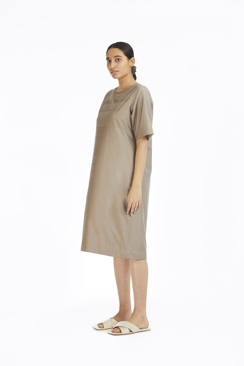 Handwoven Engineered Mudpie Shift Dress Jackets & Overlays by Akaaro for women in Singapore