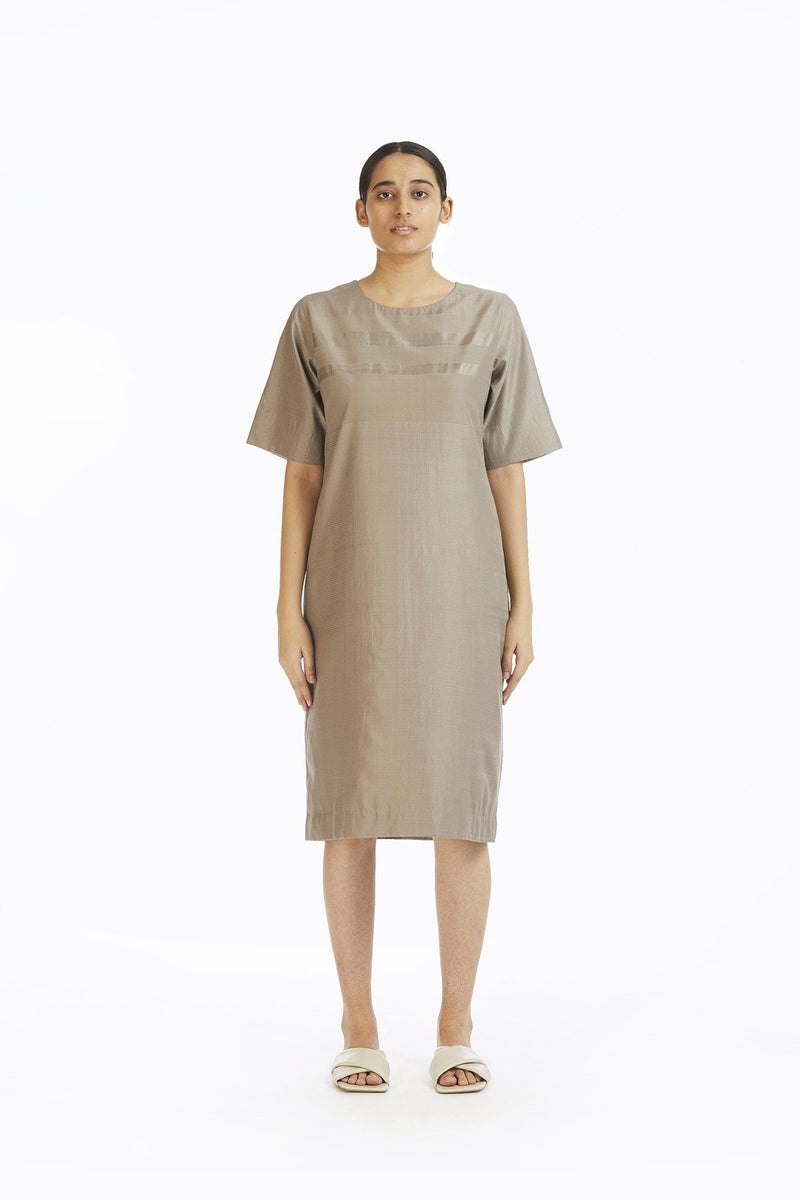 Handwoven Engineered Mudpie Shift Dress Jackets & Overlays by Akaaro for women in Singapore