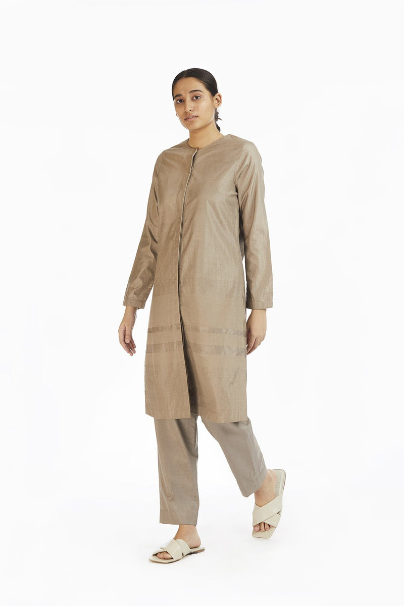 Handwoven Mudpie Buttoned Up Placket Tunic Fashion Akaaro