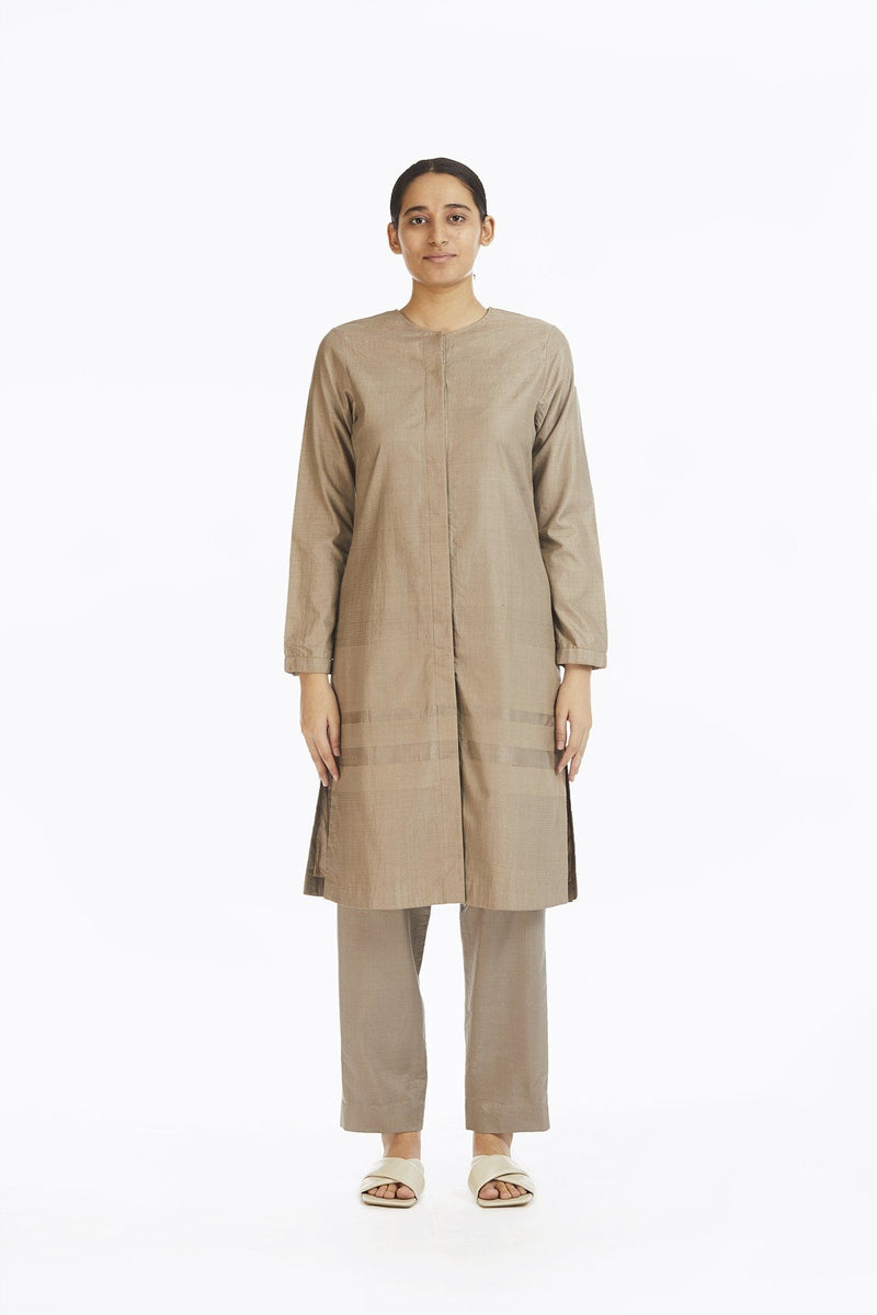 Handwoven Mudpie Buttoned Up Placket Tunic Fashion Akaaro