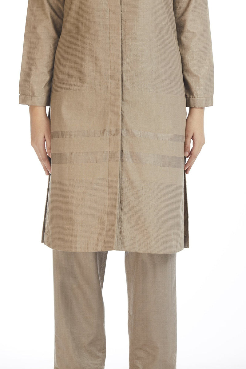 Handwoven Mudpie Buttoned Up Placket Tunic Fashion Akaaro