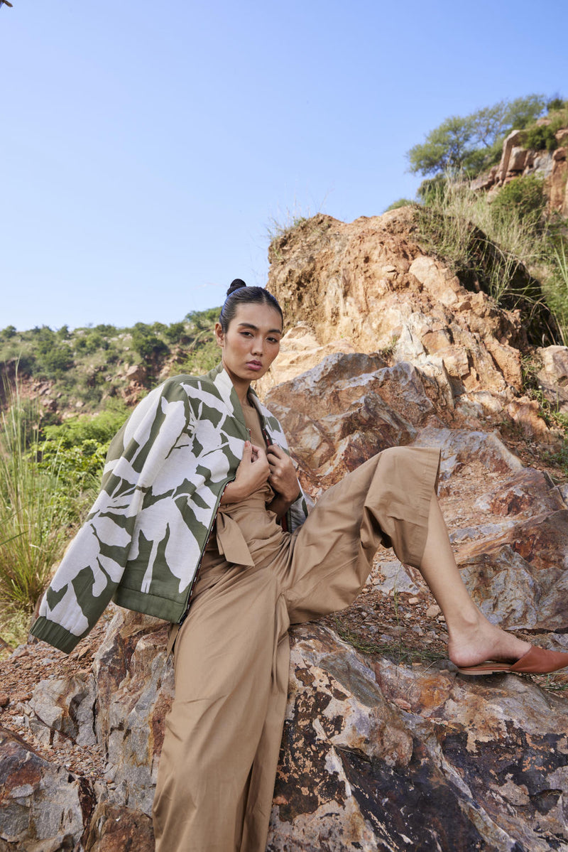 Haze beneath Bomber Jacket Jackets & Overlays by Khara Kapas for women in Singapore