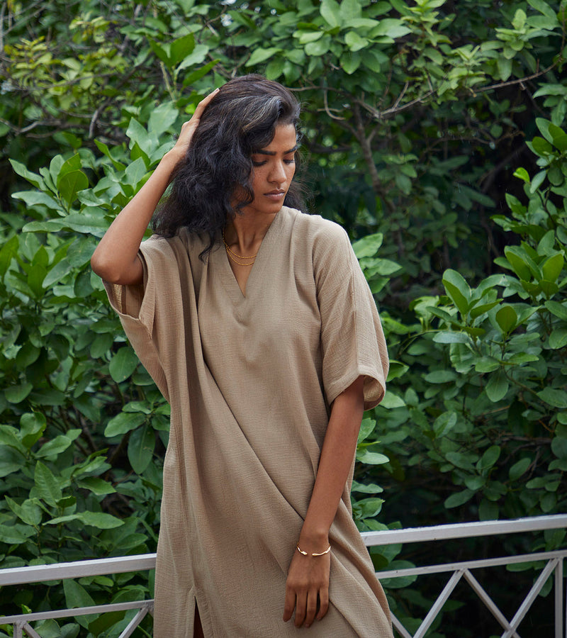 Hazel Kaftan Lounge Wear by Khara Kapas for women in Singapore