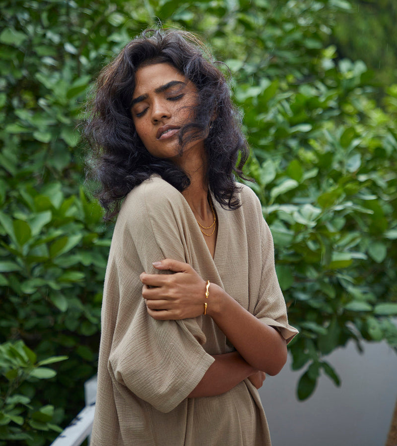 Hazel Kaftan Lounge Wear by Khara Kapas for women in Singapore