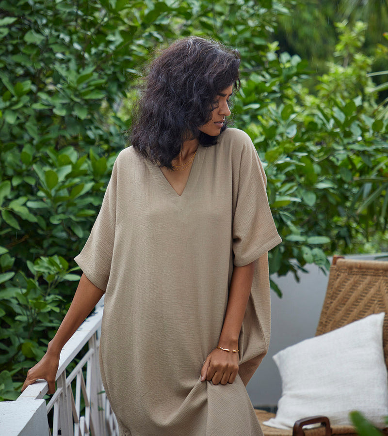 Hazel Kaftan Lounge Wear by Khara Kapas for women in Singapore