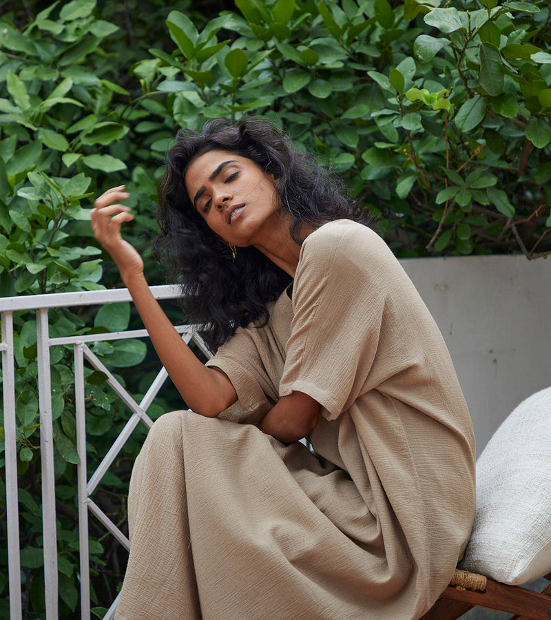 Hazel Kaftan Lounge Wear by Khara Kapas for women in Singapore